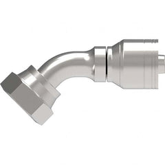 Eaton - Hydraulic Hose Fittings & Couplings Type: Female ORS Swivel, 45 Degree Elbow Hose Diameter: 1 (Inch) - All Tool & Supply