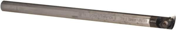 Kennametal - NP.., 5° Lead Angle E-NKLC Internal Right Hand Indexable Profiling Toolholder - 5/8" Shank Width, 10" Long, Carbide, Through Coolant - All Tool & Supply