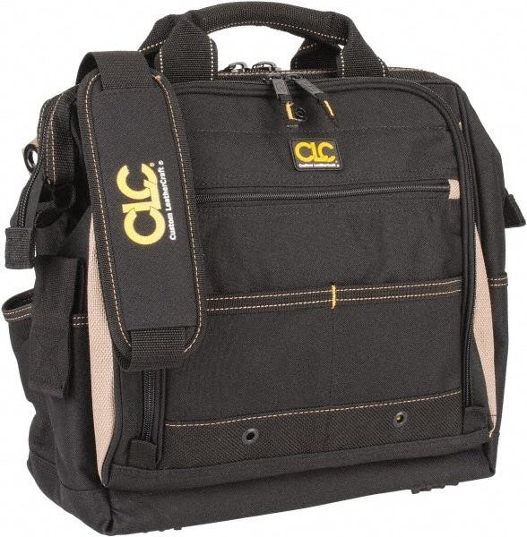 CLC - 33 Pocket Tan & Black Polyester Tool Bag - 13" Wide x 7" Deep x 13" High - All Tool & Supply