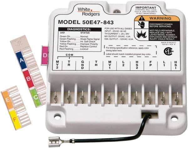 White-Rodgers - 24 VAC, 0.45 Amp, Universal Nonintegrated Hot Surface Ignition Module - For Use with Gas Fired Nonintegrated Ignition Controls - All Tool & Supply