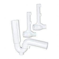 Federal Process - 1-1/2 Inch Pipe, Protect-a-trap Cover - White, PVC - All Tool & Supply