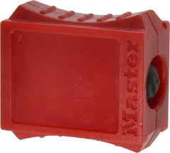 Master Lock - 3/4 Wide, Prong-Covering Plug Lockout - 110/120 Volt, 3/4 Max Cord Diam, Includes Labels, English/French/Spanish - All Tool & Supply