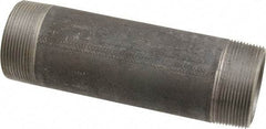 Made in USA - Schedule 80, 2" Diam x 7" Long Black Pipe Nipple - Threaded - All Tool & Supply