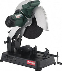 Metabo - 14" Blade Diam, 1" Arbor Hole, Miter Chop Chop & Cutoff Saw - 4,100 RPM, 110 Volts - All Tool & Supply