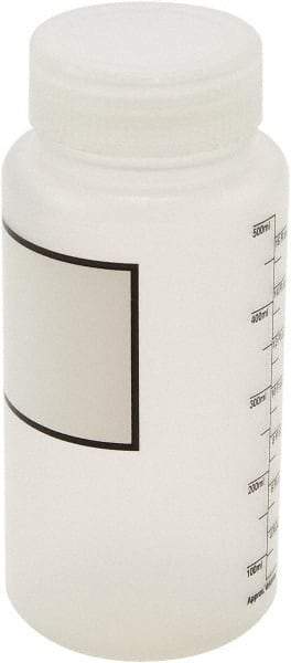 Dynalon Labware - 500 mL Wide-Mouth Bottle - Polypropylene, Translucent, 6-1/2" High x 3" Diam, 55mm Cap - All Tool & Supply