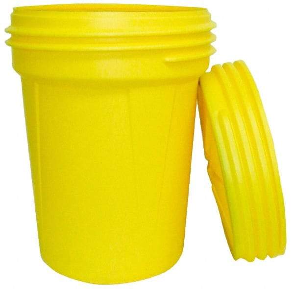 Eagle - 30 Gallon Closure Capacity, Screw On Closure, Yellow Lab Pack - 5 Gallon Container, Polyethylene, 396 Lb. Capacity, UN 1H2/X120/S; UN 1H2/Y180/S Listing - All Tool & Supply