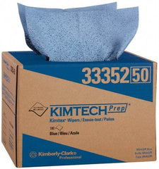 Kimtech - Dry Clean Room/Lab/Critical Task Wipes - Pop-Up, 12-1/2" x 12" Sheet Size, Blue - All Tool & Supply