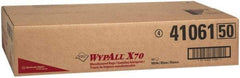 WypAll - X70 Dry Shop Towel/Industrial Wipes - 29-3/4" x 16" Sheet Size, White - All Tool & Supply