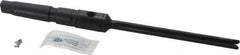 Allied Machine and Engineering - Series Y, 3/8 to 27/64" Diam, 2MT Taper Shank, Straight Flute Spade Drill - 4-3/8" Max Depth, 6-19/32" Body Length, 9-7/16" OAL, Extended Length, Through Coolant - All Tool & Supply