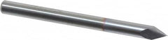 Accupro - 1/8" Diam 2 Flute Single End Solid Carbide Chamfer Mill - All Tool & Supply