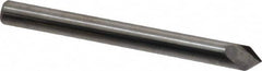 Accupro - 3/16" Diam 2 Flute Single End Solid Carbide Chamfer Mill - All Tool & Supply