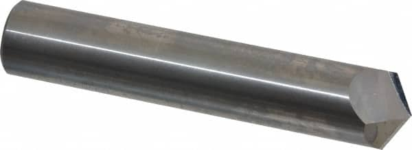 Accupro - 3/4" Diam 2 Flute Single End Solid Carbide Chamfer Mill - All Tool & Supply