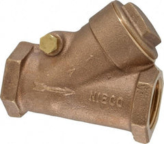 NIBCO - 1" Bronze Check Valve - Y-Pattern, FNPT x FNPT, 600 WOG - All Tool & Supply