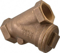 NIBCO - 1-1/4" Bronze Check Valve - Y-Pattern, FNPT x FNPT, 600 WOG - All Tool & Supply