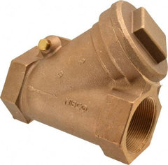 NIBCO - 2" Bronze Check Valve - Y-Pattern, FNPT x FNPT, 600 WOG - All Tool & Supply