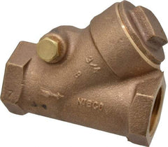 NIBCO - 3/4" Bronze Check Valve - Y-Pattern, FNPT x FNPT, 600 WOG - All Tool & Supply