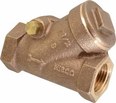 NIBCO - 1/2" Bronze Check Valve - Y-Pattern, FNPT x FNPT, 600 WOG - All Tool & Supply