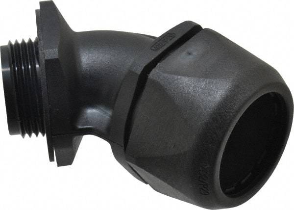 Murrplastik - 1" Trade, Nylon Compression Angled Liquidtight Conduit Connector - Noninsulated - All Tool & Supply