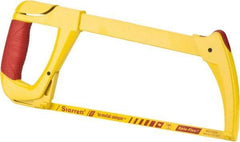 Starrett - 12" Hacksaw Frame - 4-3/8" Throat Depth, Rubber Covered D-Style Handle - All Tool & Supply