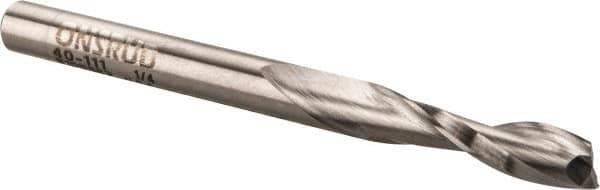 Onsrud - 1/4" Cutting Diam x 1" Length of Cut, 2 Flute, Upcut Spiral Router Bit - Uncoated, Right Hand Cut, High Speed Steel, 3" OAL x 1/4" Shank Diam, Double Edge, 19 to 32° Helix Angle - All Tool & Supply