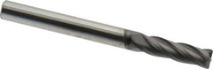 Niagara Cutter - 3/16", 4 Flute, Single End, Solid Carbide, 0.02" Corner Radius End Mill - 2" OAL, 30° Helix, Right Hand Flute, 5/8" LOC, Right Hand Cut - All Tool & Supply