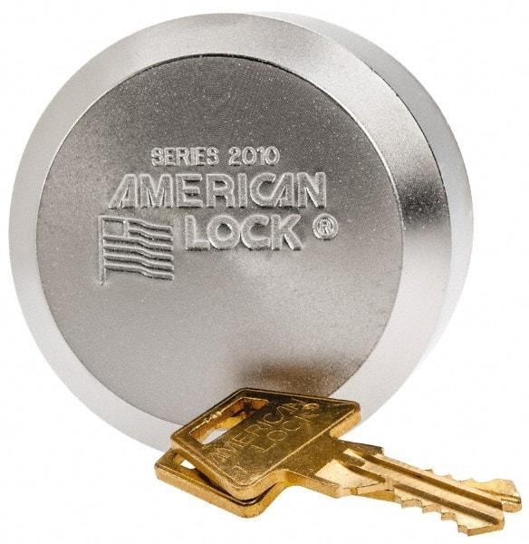 American Lock - Keyed Different Padlock - 3/8" Shackle Diam, Steel - All Tool & Supply