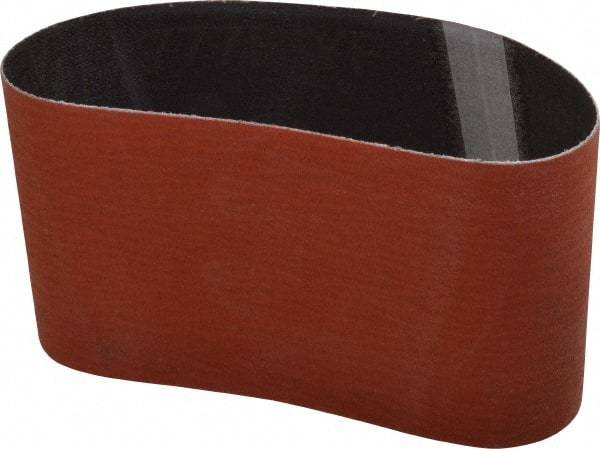 3M - 3" Wide x 10-11/16" OAL, 120 Grit, Ceramic Abrasive Belt - Ceramic, Fine, Coated, Y Weighted Cloth Backing, Wet/Dry, Series 777F - All Tool & Supply