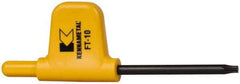 Kennametal - T10 Torx Drive, Flag Handle Driver for Indexable Tools - All Tool & Supply