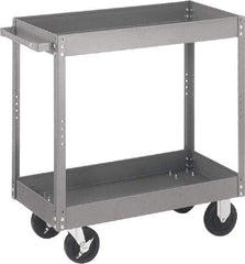 Quantum Storage - 500 Lb Capacity, 30" Wide x 16" Long x 32" High Standard Utility Cart - 3 Shelf, Steel - All Tool & Supply