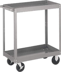 Quantum Storage - 1,000 Lb Capacity, 36" Wide x 18" Long x 35" High Standard Utility Cart - 3 Shelf, Steel - All Tool & Supply