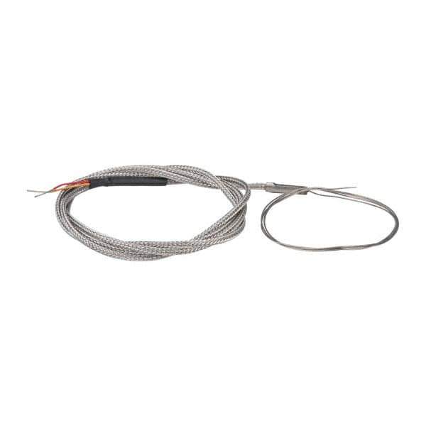 Thermo Electric - 0 to 2012°F, K Flexible, Thermocouple Probe - 3 Ft. Cable Length, Stripped Ends, 25 Inch Probe Sheath Length, 4 Sec Response Time - All Tool & Supply