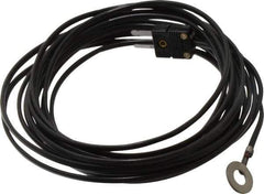 Thermo Electric - 0 to 221°F, J Surface, Thermocouple Probe - 25 Ft. Cable Length, Mini Connector, 15 Sec Response Time - All Tool & Supply