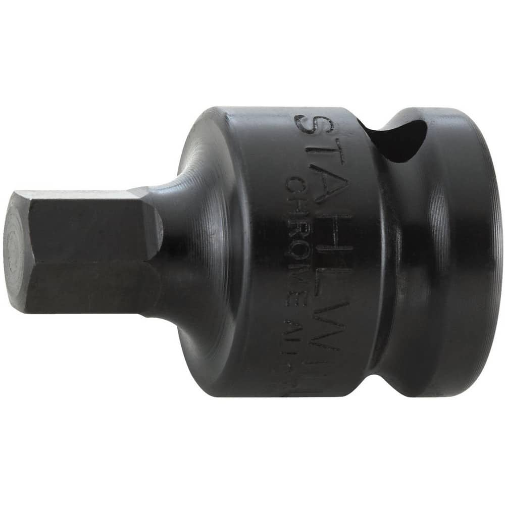 Impact Hex & Torx Bit Sockets; Drive Size: 1/2 in; Hex Size (mm): 10.00; Bit Length (Decimal Inch): 0.7000; Overall Length (Decimal Inch): 1.5000; Overall Length (Inch): 1-1/2; Material: Steel; Finish: Gunmetal; Insulated: No; Non-sparking: No; Tether Sty