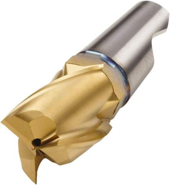 Seco - MM16 E06 Grade F30M Carbide End Milling Tip Insert - 3 Flutes, 0.787" Cutting Diam, 0.59" Depth of Cut, 0.793" Extension, 30° Helix - All Tool & Supply