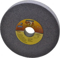 Norton - 7" Diam x 1-1/4" Hole x 1" Thick, J Hardness, 46 Grit Surface Grinding Wheel - Aluminum Oxide, Type 1, Coarse Grade, 3,600 Max RPM, Vitrified Bond, No Recess - All Tool & Supply