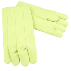 14" High Temperature Fiberglass Gloves - Wool Lined - Yellow - All Tool & Supply