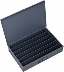 Durham - 18 Inches Wide x 3 Inches High x 12 Inches Deep Compartment Box - Steel , 6 Compartments - All Tool & Supply