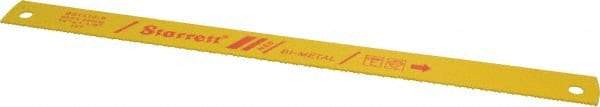 Starrett - 14" Long, 10 Teeth per Inch, Bi-Metal Power Hacksaw Blade - Toothed Edge, 1-1/8" Wide x 0.05" Thick - All Tool & Supply