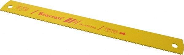Starrett - 14" Long, 6 Teeth per Inch, Bi-Metal Power Hacksaw Blade - Toothed Edge, 1-5/8" Wide x 0.075" Thick - All Tool & Supply