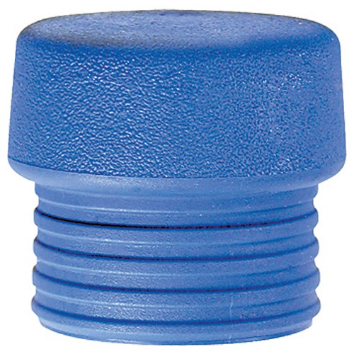 Split Head Mallet Face 2.4″ Soft Shore Hardness 21-D, Blue, TPE - All Tool & Supply