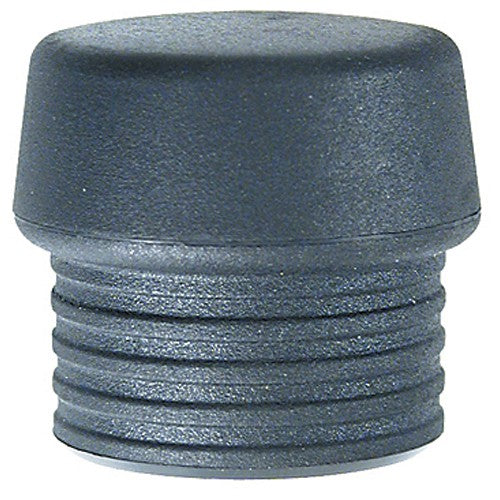 Split Head Mallet Face 2.4″ Med Soft Shore Hardness 45-D, Black, Latex Rubber - All Tool & Supply