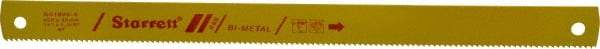 Starrett - 18" Long, 6 Teeth per Inch, Bi-Metal Power Hacksaw Blade - Toothed Edge, 1-3/8" Wide x 0.062" Thick - All Tool & Supply