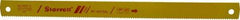 Starrett - 18" Long, 6 Teeth per Inch, Bi-Metal Power Hacksaw Blade - Toothed Edge, 1-3/8" Wide x 0.062" Thick - All Tool & Supply