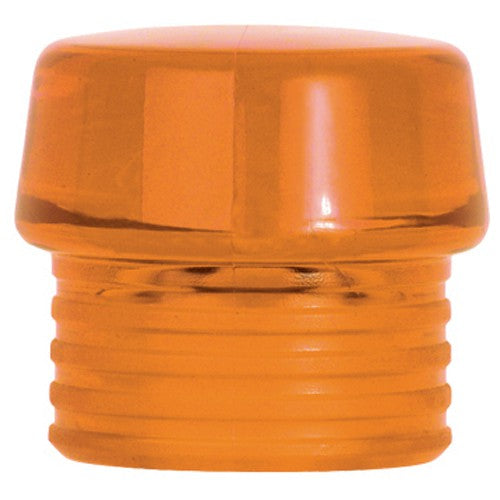 Split Head Mallet Face 1.5″ Hard, Shore Hardness 72-D, Orange, Cell Acetate - All Tool & Supply