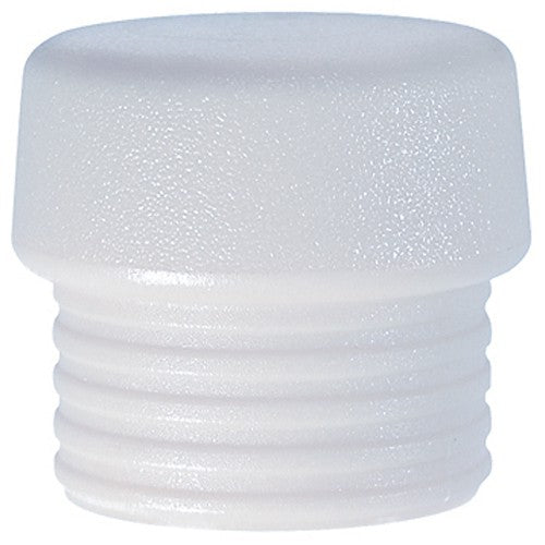 Split Head Mallet Face 2.4″ Extra Hard Shore Hardness 80-D, White, Nylon - All Tool & Supply