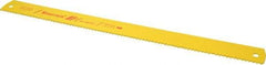 Starrett - 21" Long, 4 Teeth per Inch, Bi-Metal Power Hacksaw Blade - Toothed Edge, 1-7/8" Wide x 0.088" Thick - All Tool & Supply