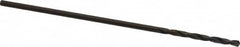 #24 2″ Flute Length 135° High Speed Steel Aircraft Extension Drill Oxide Finish, 0.152″ Diam Straight-Cylindrical Shank, Split Point, Self-Centering