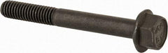 Value Collection - M6x1.00 Metric Coarse, 50mm Length Under Head, Hex Drive Flange Bolt - 20mm Thread Length, Grade 10.9 Alloy Steel, Smooth Flange, Phosphate & Oil Finish - All Tool & Supply