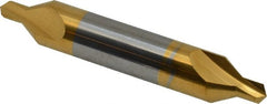 Hertel - #6 Plain Cut 60° Incl Angle Solid Carbide Combo Drill & Countersink - All Tool & Supply