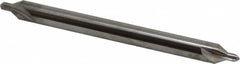 Hertel - #6 Plain Cut 60° Incl Angle Solid Carbide Combo Drill & Countersink - All Tool & Supply